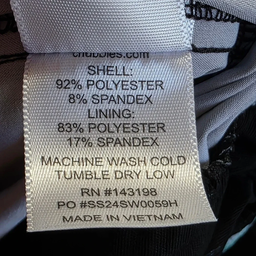 chubbies measurements waist